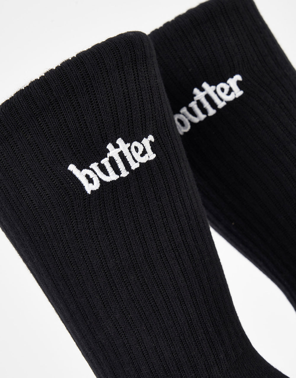 Butter Goods Basic Crew Socks - Black