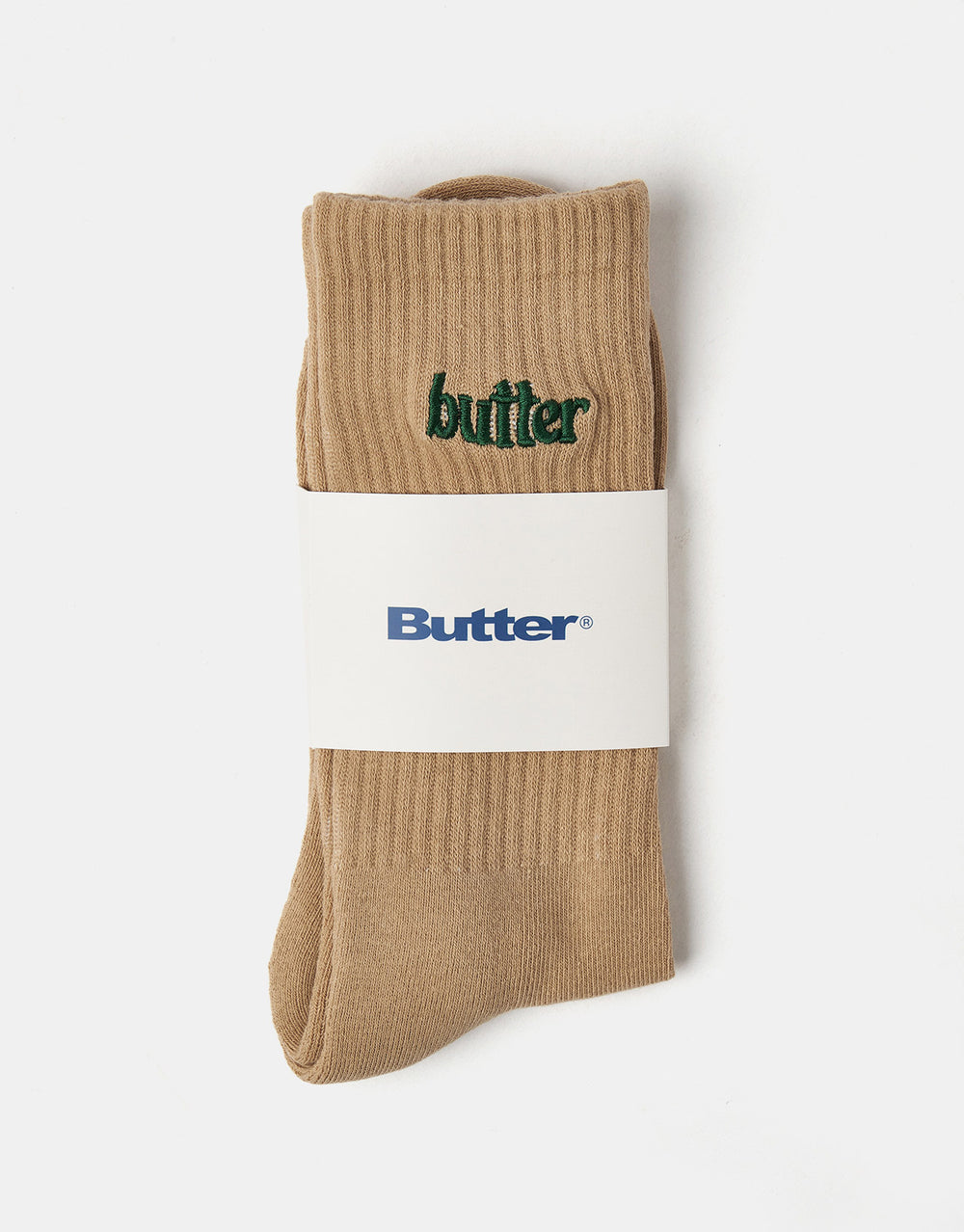 Butter Goods Basic Crew Socks - Sand