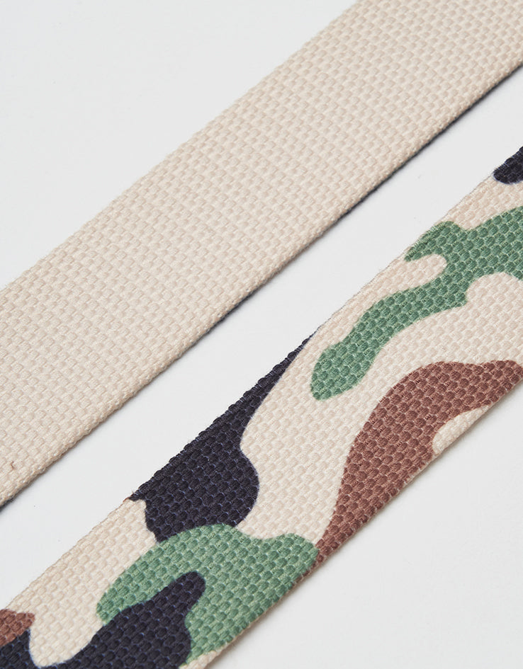 Butter Goods Logo Woven Web Belt - Desert Camo