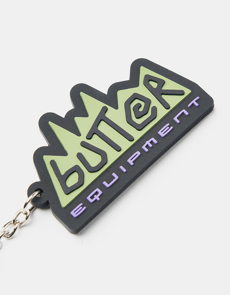 Butter Goods Equipment Rubber Keychain - Black