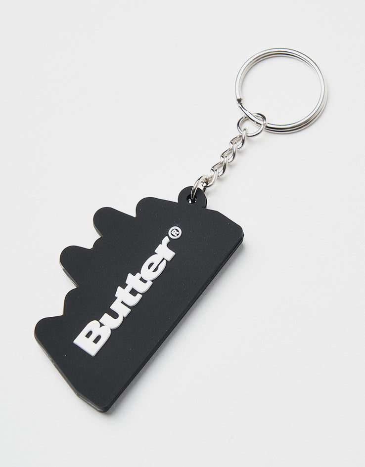 Butter Goods Equipment Rubber Keychain - Black