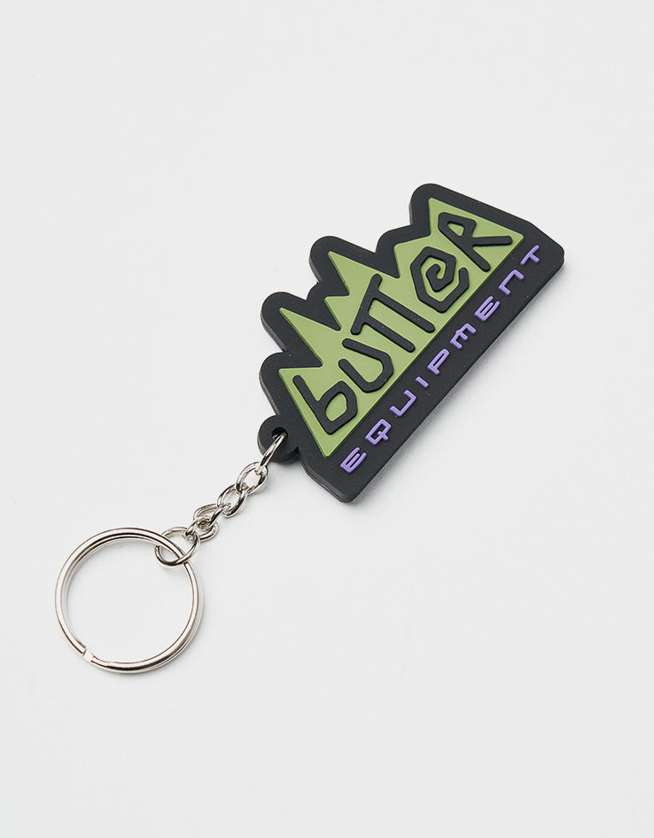 Butter Goods Equipment Rubber Keychain - Black