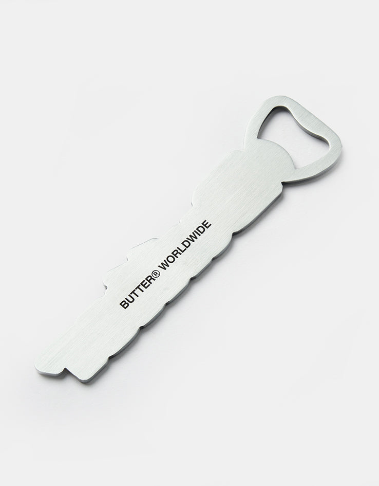 Butter Goods Metal Bottle Opener - Silver
