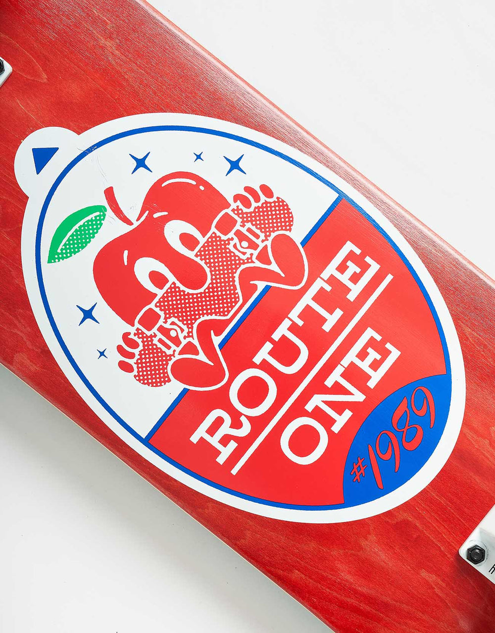 Route One Fruit One Apple Custom Set-Up Complete Skateboard - 8"