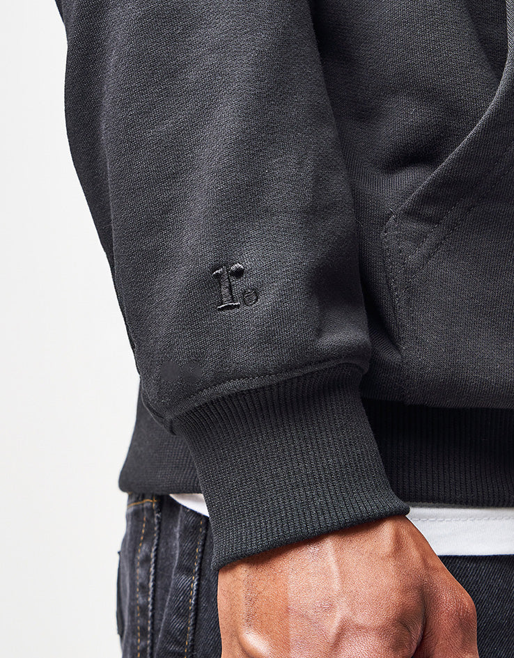 Route One Heavyweight Pullover Hoodie (400gsm) - Black