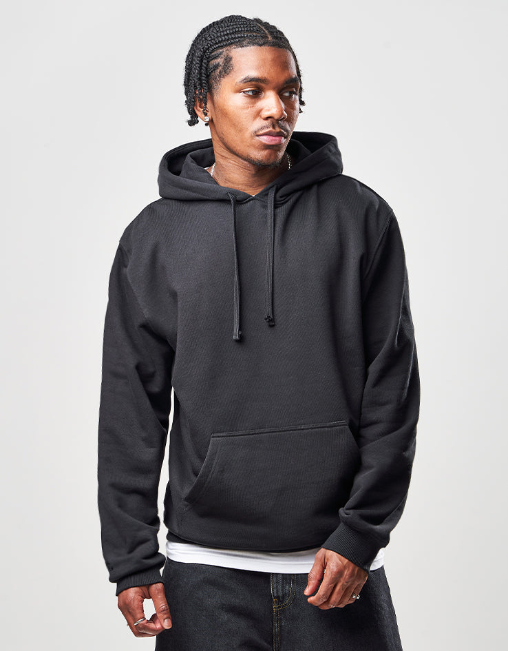 Route One Heavyweight Pullover Hoodie (400gsm) - Black