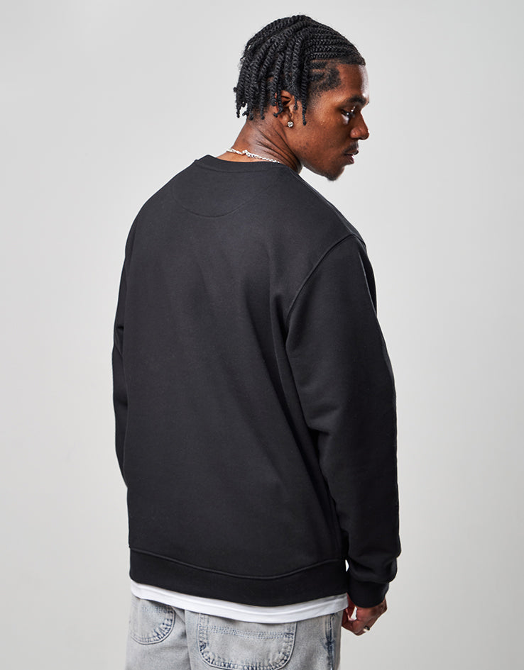 Route One Heavyweight Sweatshirt (400gsm) - Black