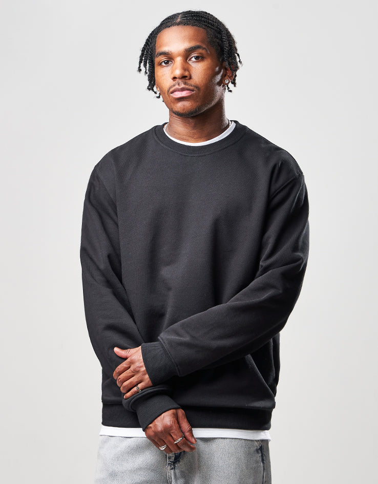 Route One Heavyweight Sweatshirt (400gsm) - Black