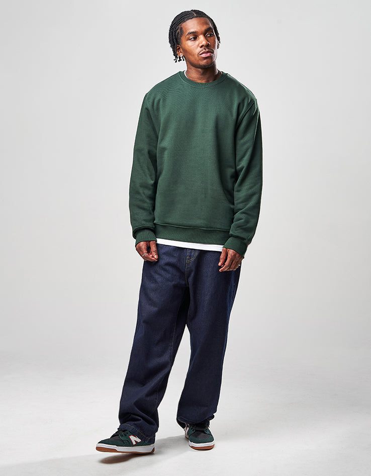 Route One Heavyweight Sweatshirt (400gsm) - Forest Green