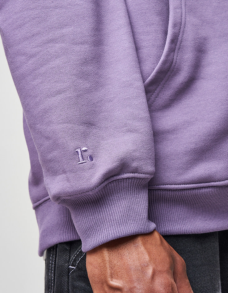 Route One Heavyweight Pullover Hoodie (400gsm) - Grape
