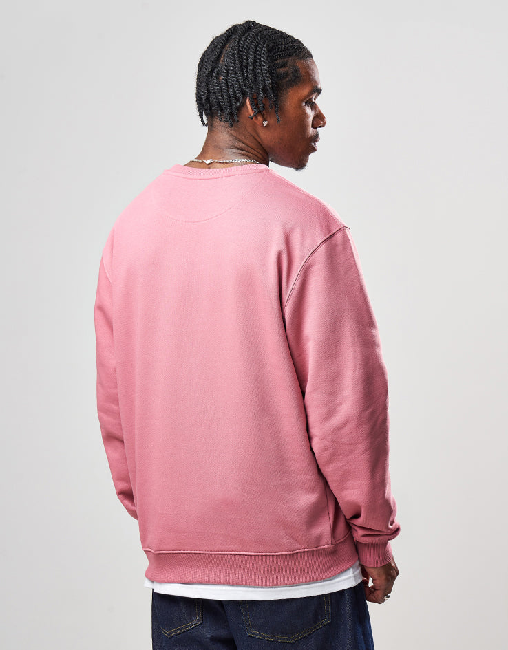 Route One Heavyweight Sweatshirt (400gsm) - Dusty Pink