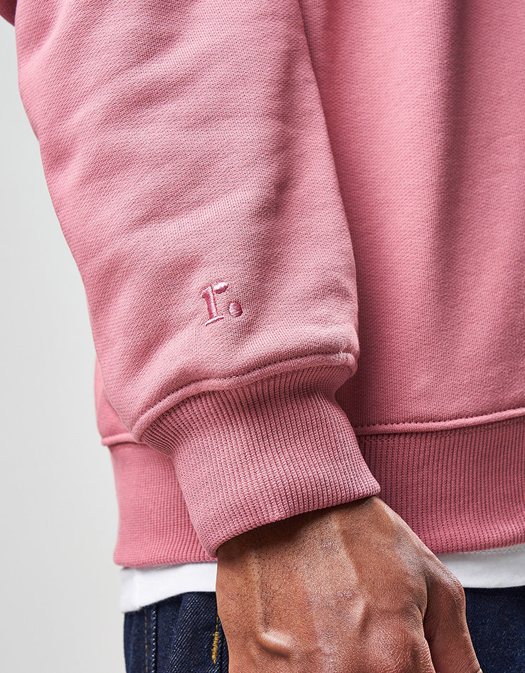 Route One Heavyweight Sweatshirt (400gsm) - Dusty Pink
