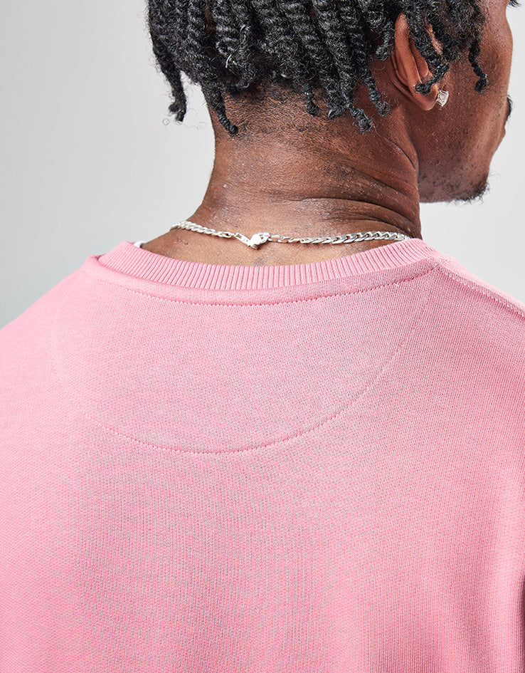 Route One Heavyweight Sweatshirt (400gsm) - Dusty Pink