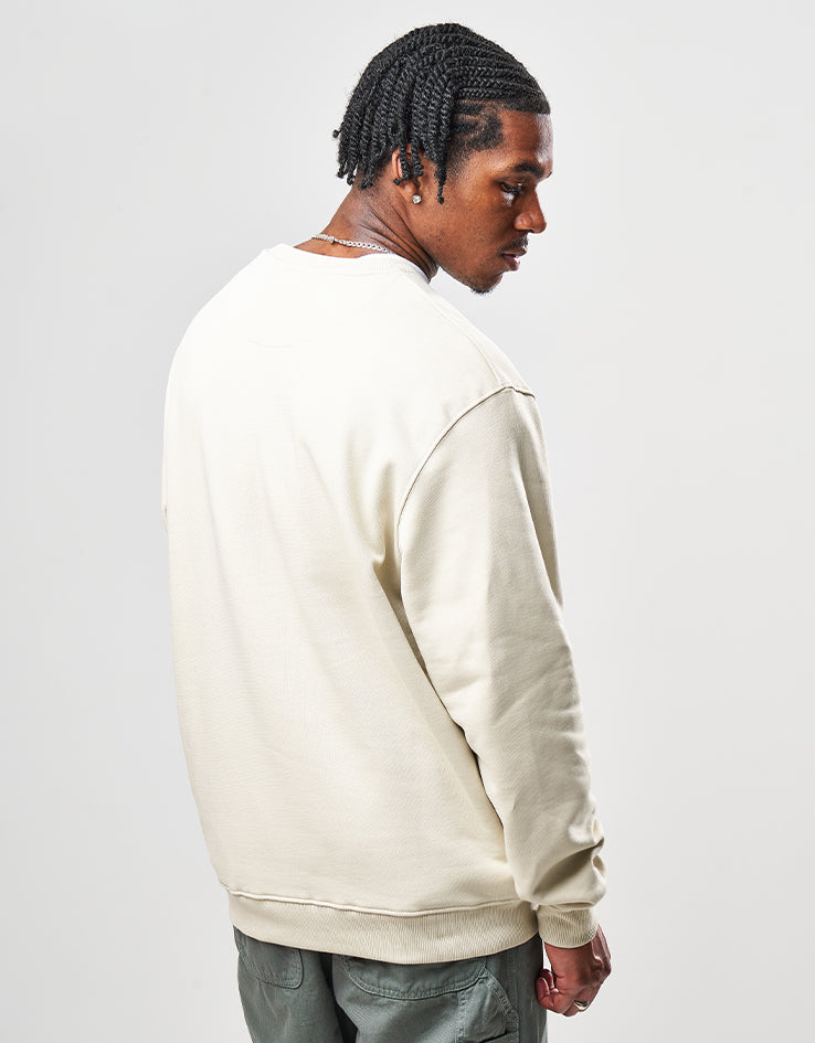 Route One Heavyweight Sweatshirt (400gsm) - Stone