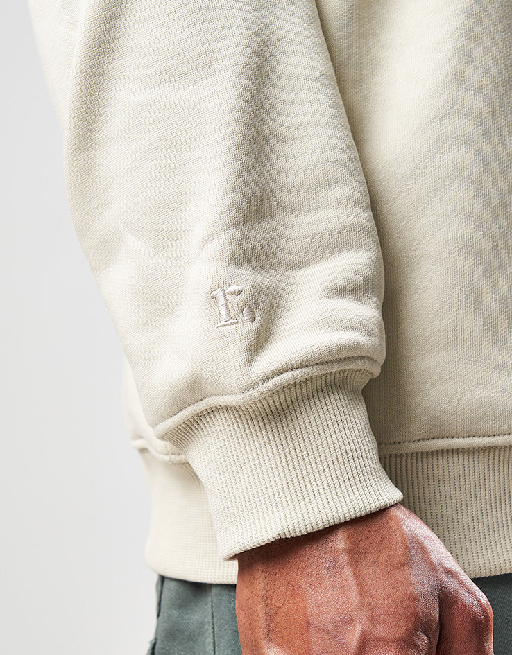 Route One Heavyweight Sweatshirt (400gsm) - Stone