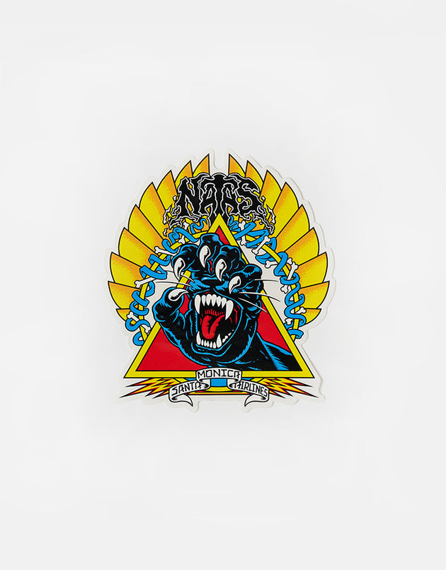 Santa Cruz Natas Screaming Panther Sticker