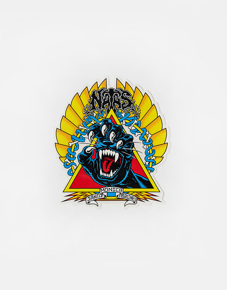 Santa Cruz Natas Screaming Panther Sticker