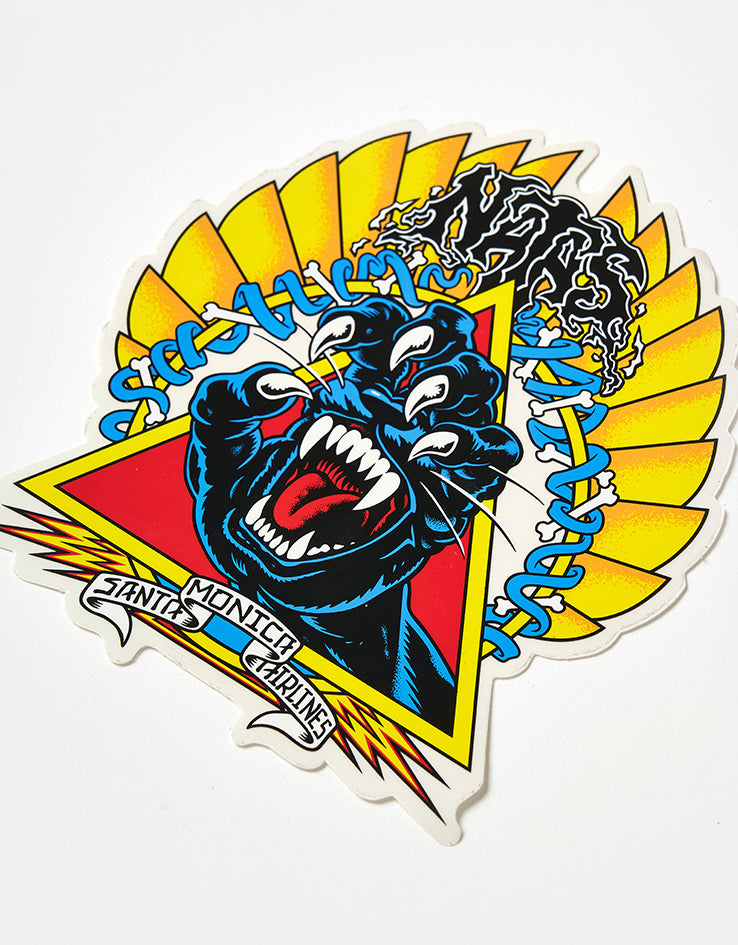 Santa Cruz Natas Screaming Panther Sticker