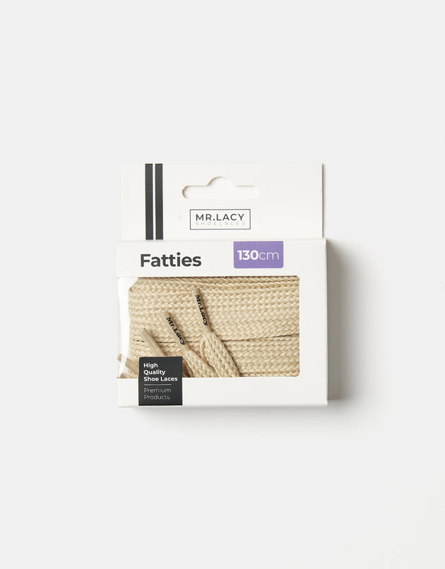 Mr. Lacy Fatties Laces - Cream
