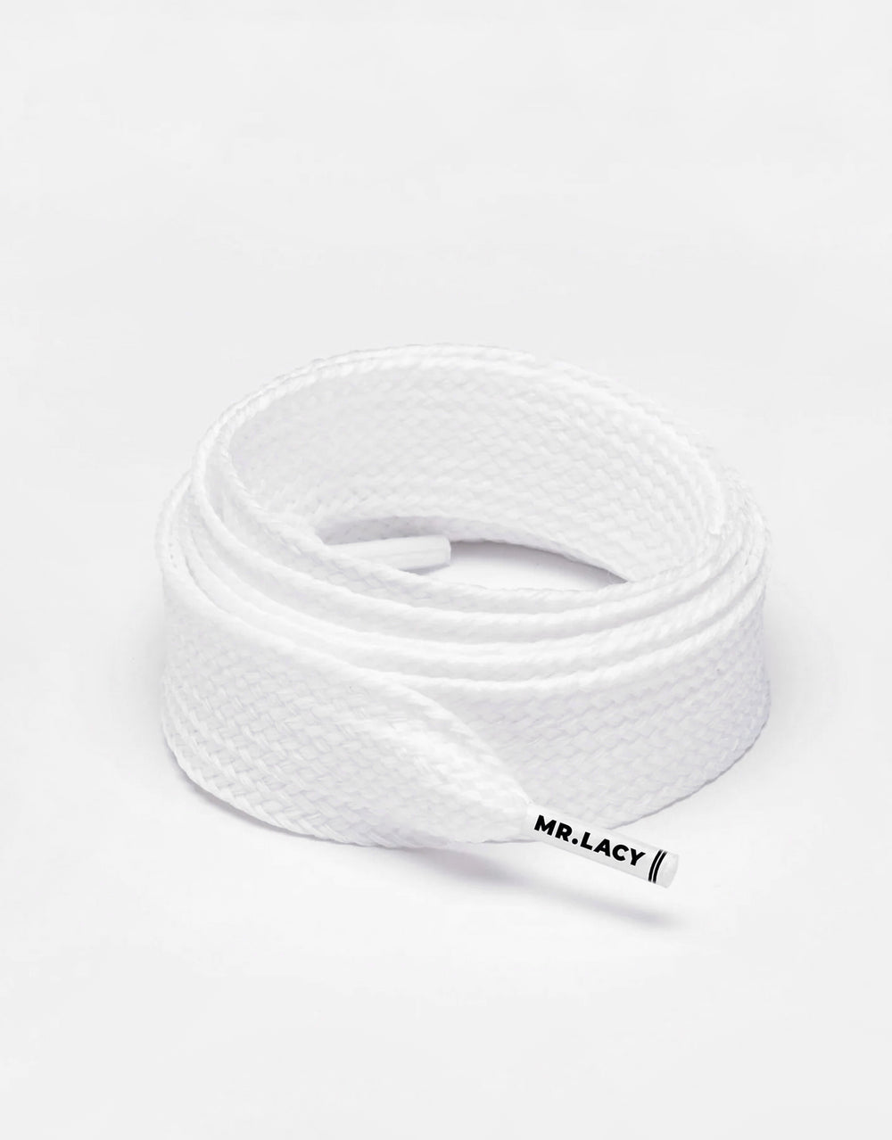 Mr. Lacy Flatties Laces - White
