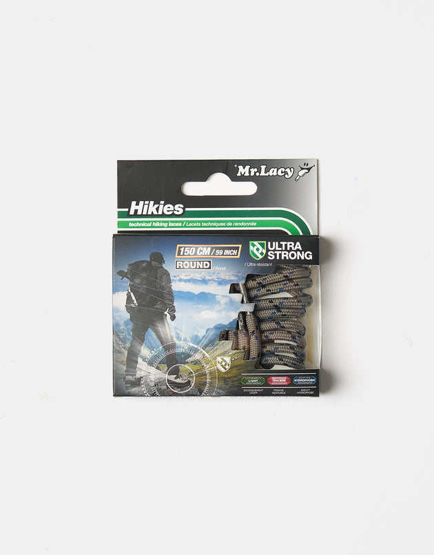Mr. Lacy Hikies Round Laces - Light Grey/Black/Blue