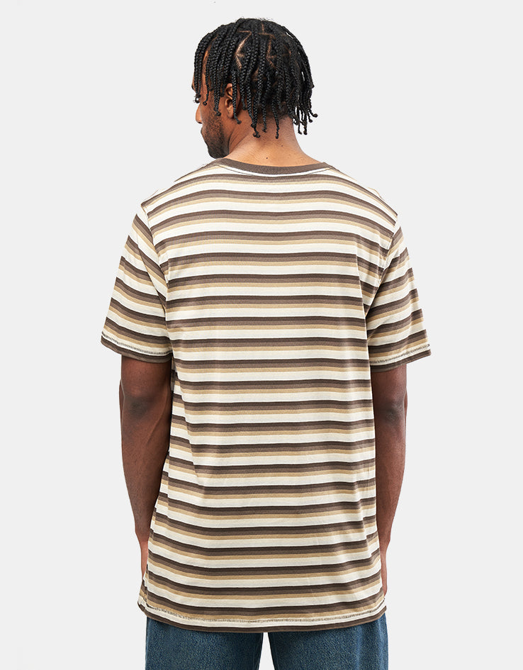 Volcom Level Stone Striped T-Shirt - Wren