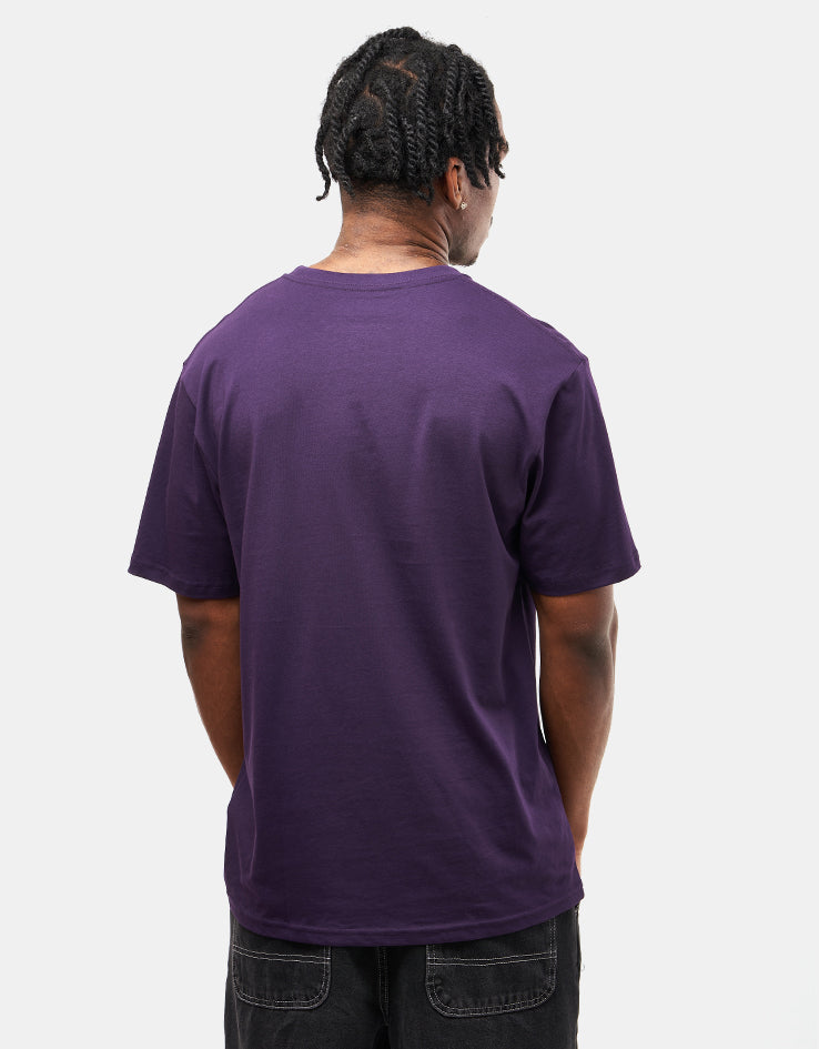 Volcom Stone Blanks T-Shirt - Grape Royal