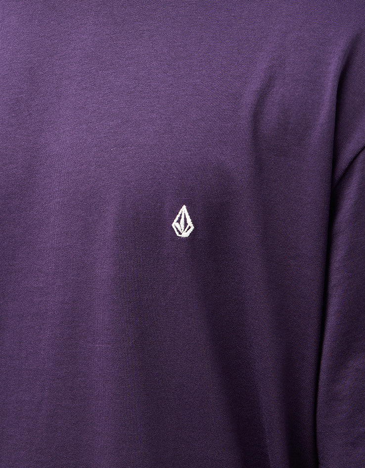 Volcom Stone Blanks T-Shirt - Grape Royal