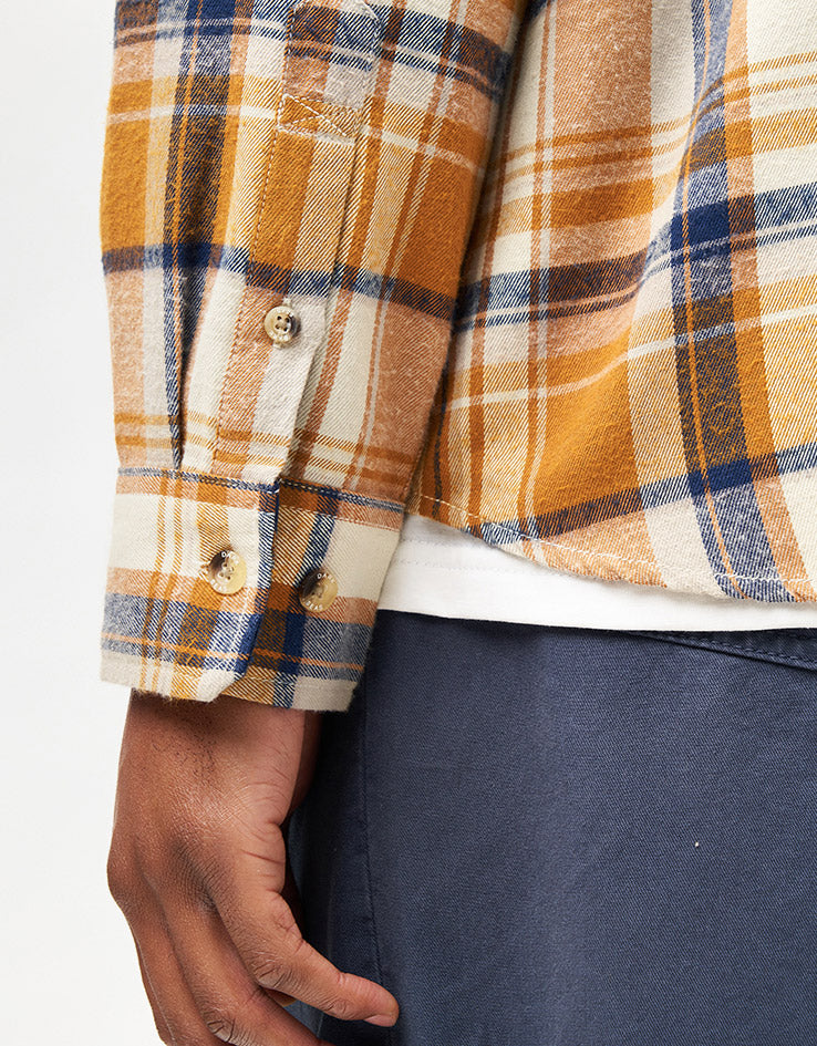 Dark Seas Lowell L/S Shirt - Brown