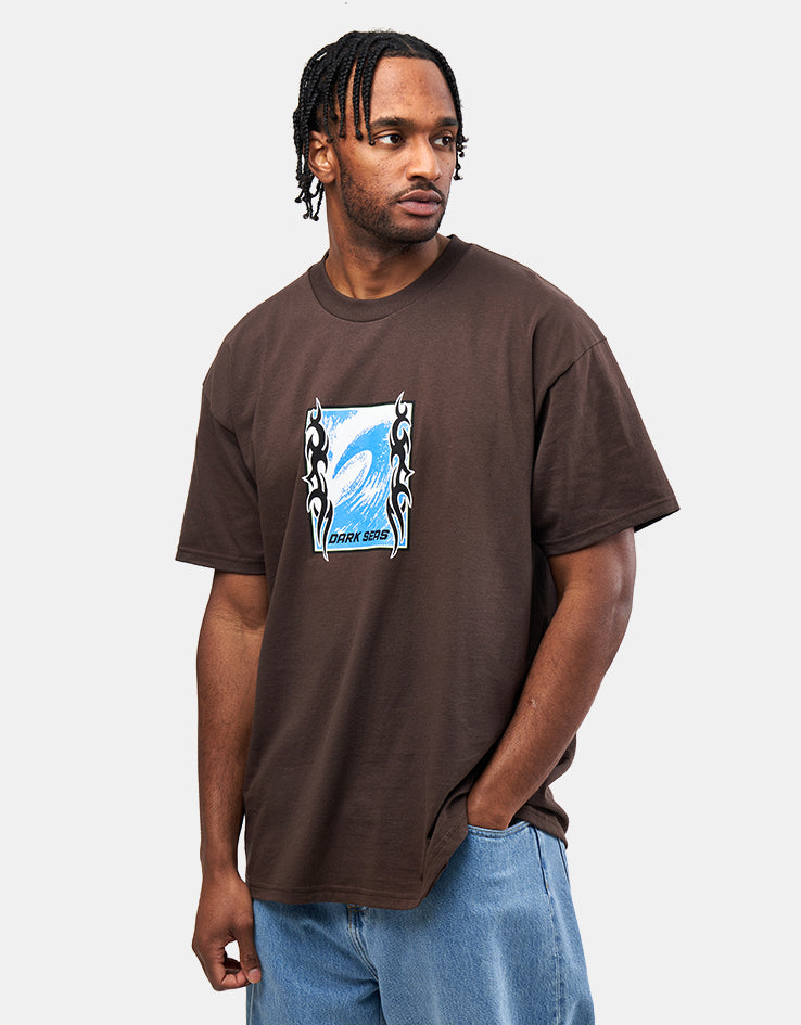 Dark Seas Tribalism T-Shirt - Java Brown