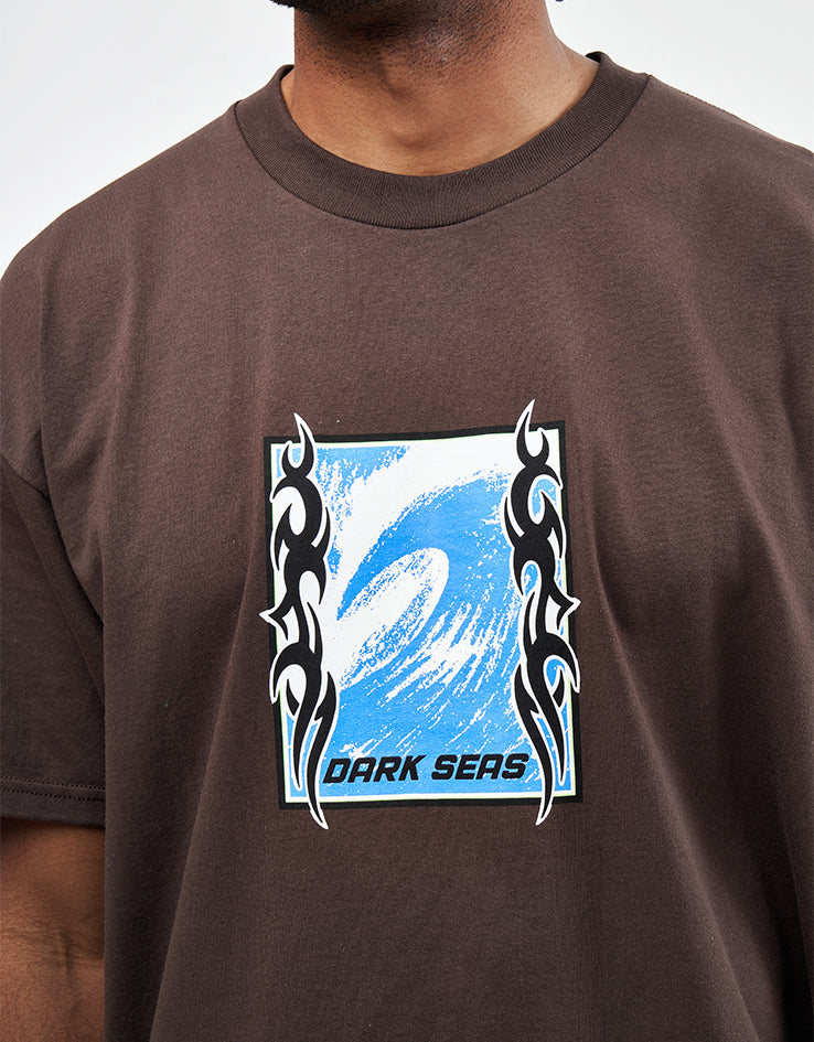 Dark Seas Tribalism T-Shirt - Java Brown