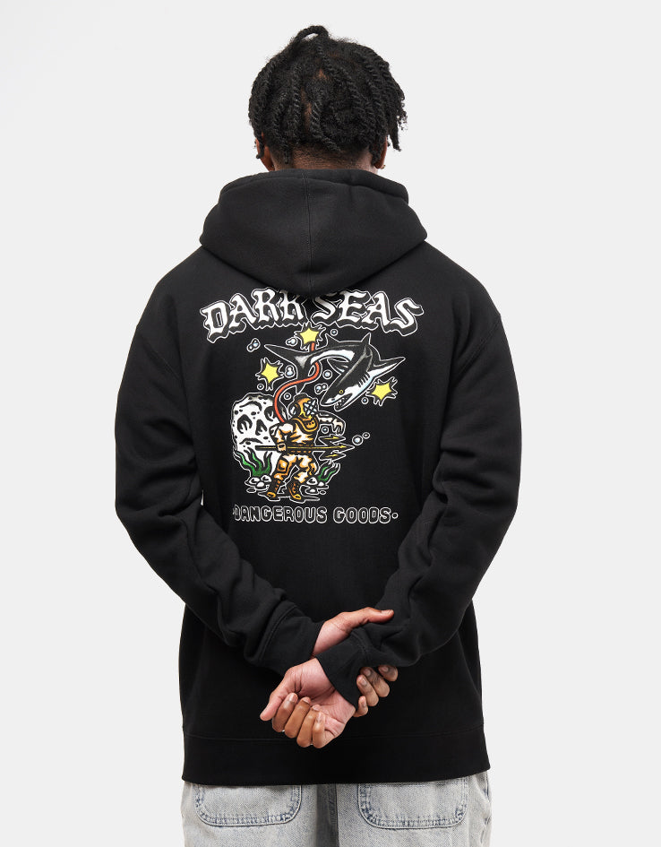 Dark Seas Aqualung Pullover Hoodie - Black