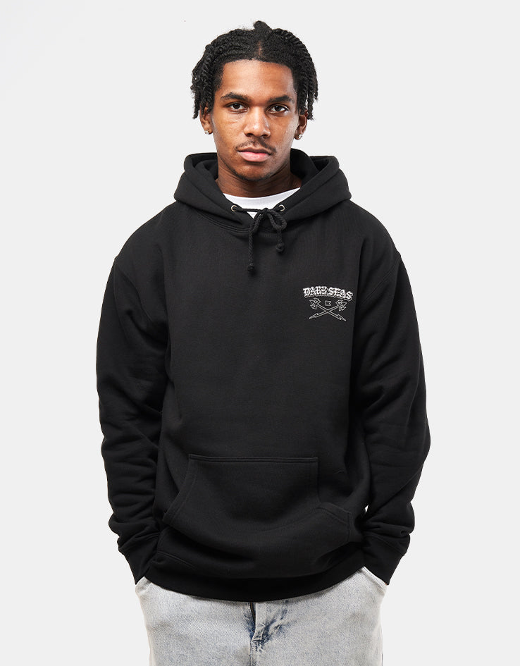 Dark Seas Aqualung Pullover Hoodie - Black