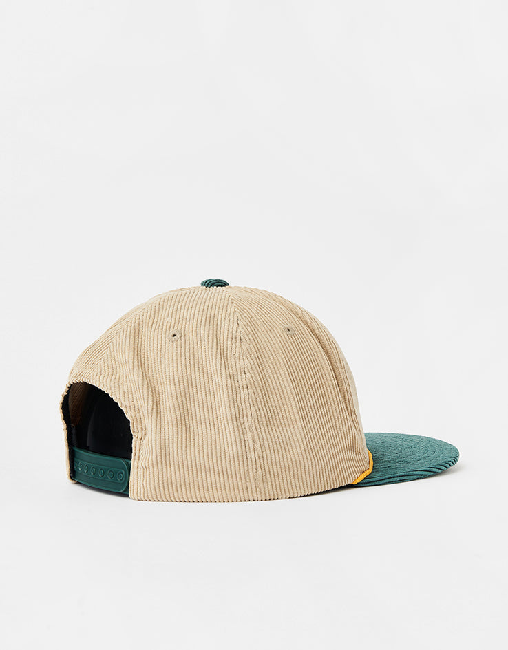 Dark Seas Loyal Snapback Cap - Khaki/Green