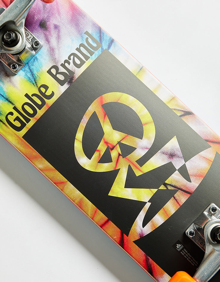 Globe Kids Peace Man Mid Complete Skateboard - 7.6"
