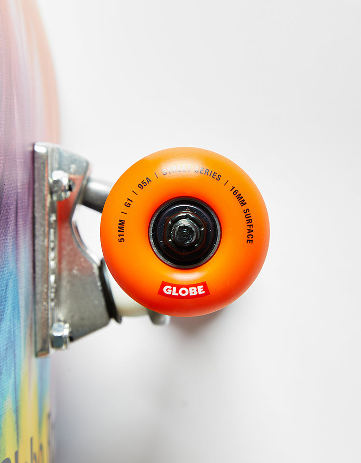 Globe Kids Peace Man Mid Complete Skateboard - 7.6"