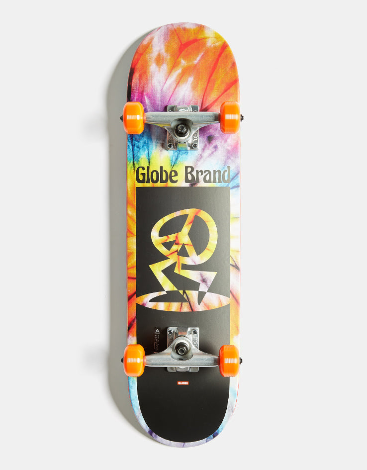 Globe Kids Peace Man Mid Complete Skateboard - 7.6"