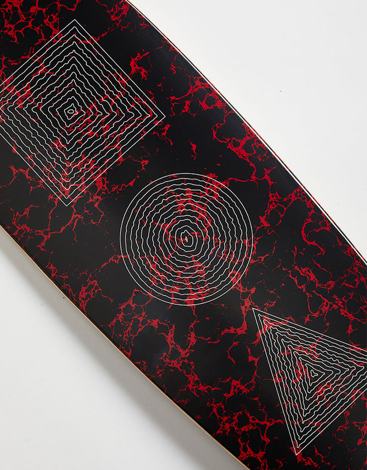 Globe The All-Time Marble Stack Kicktail Longboard - 35.875"