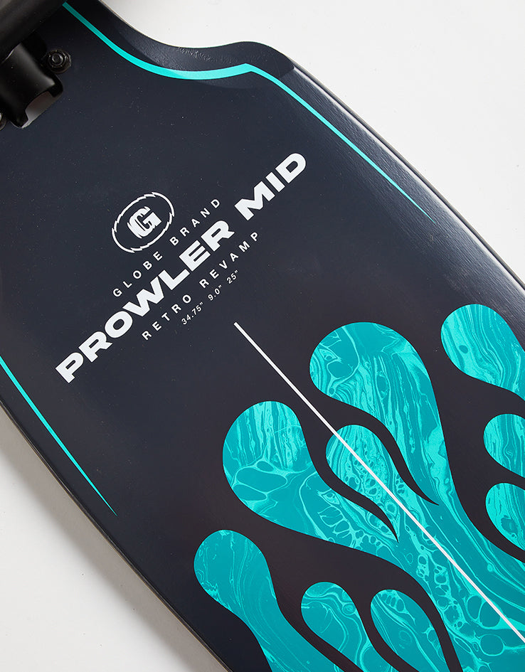 Globe Prowler Mid Flames Drop Through Longboard - 34.75"