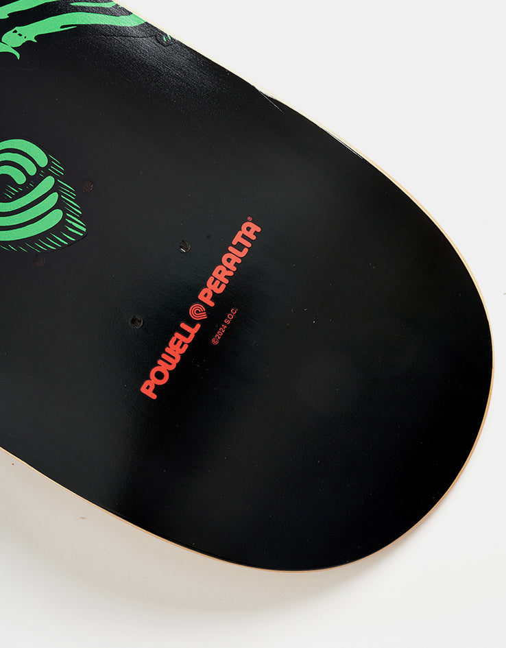 Powell Peralta Skull & Sword Green Fade 243 Skateboard Deck - 8.25"