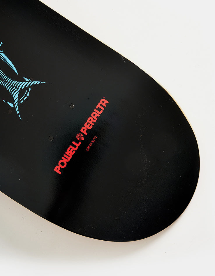 Powell Peralta McGill Skull & Snake Blue Fade 247 Skateboard Deck - 8"