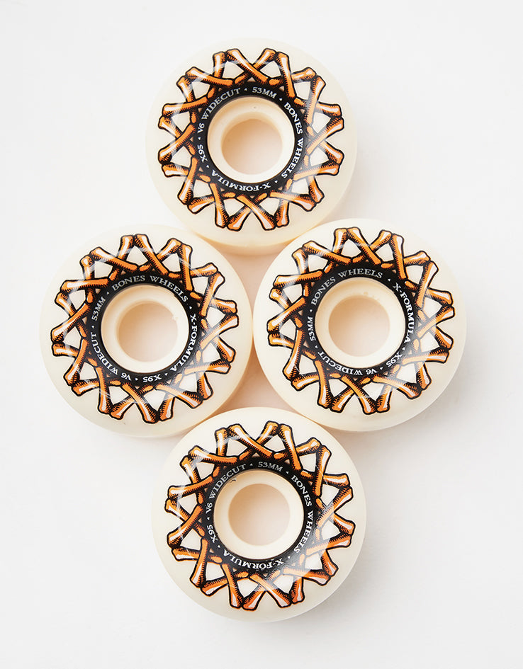 Bones Crossbones X-Formula V6 Wide-Cut 95a Skateboard Wheels