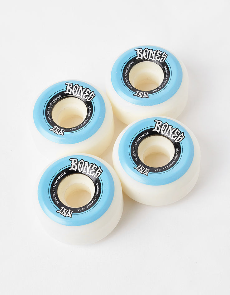 Bones OG Formula V5 Sidecut 100a WB Skateboard Wheels - 52mm