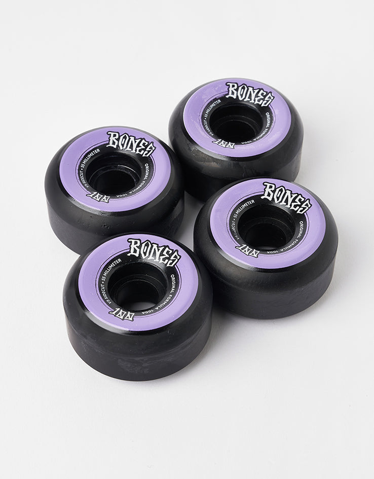 Bones OG Formula V5 Sidecut 100a BP Skateboard Wheels - 55mm