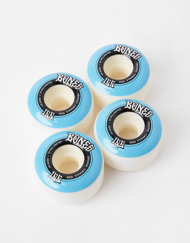 Bones OG Formula V4 Wide 100a WB Skateboard Wheels - 52mm