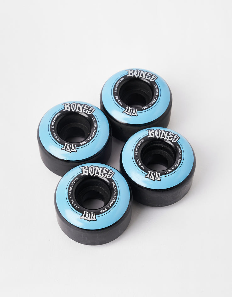 Bones OG Formula V4 Wide 100a BB Skateboard Wheels - 52mm
