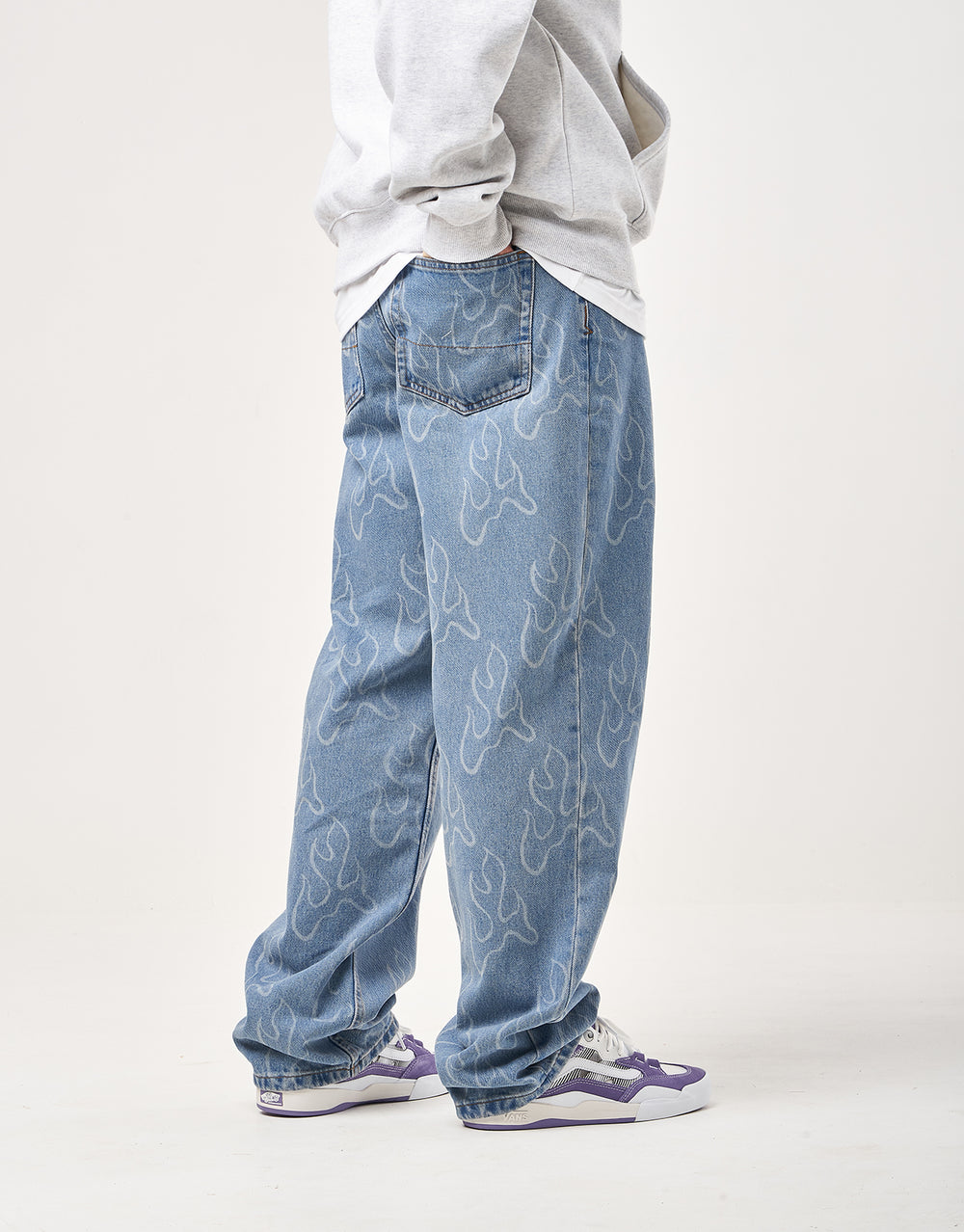 Vans Check-5 Blaze Loose Denim Pant - Stonewash Blue