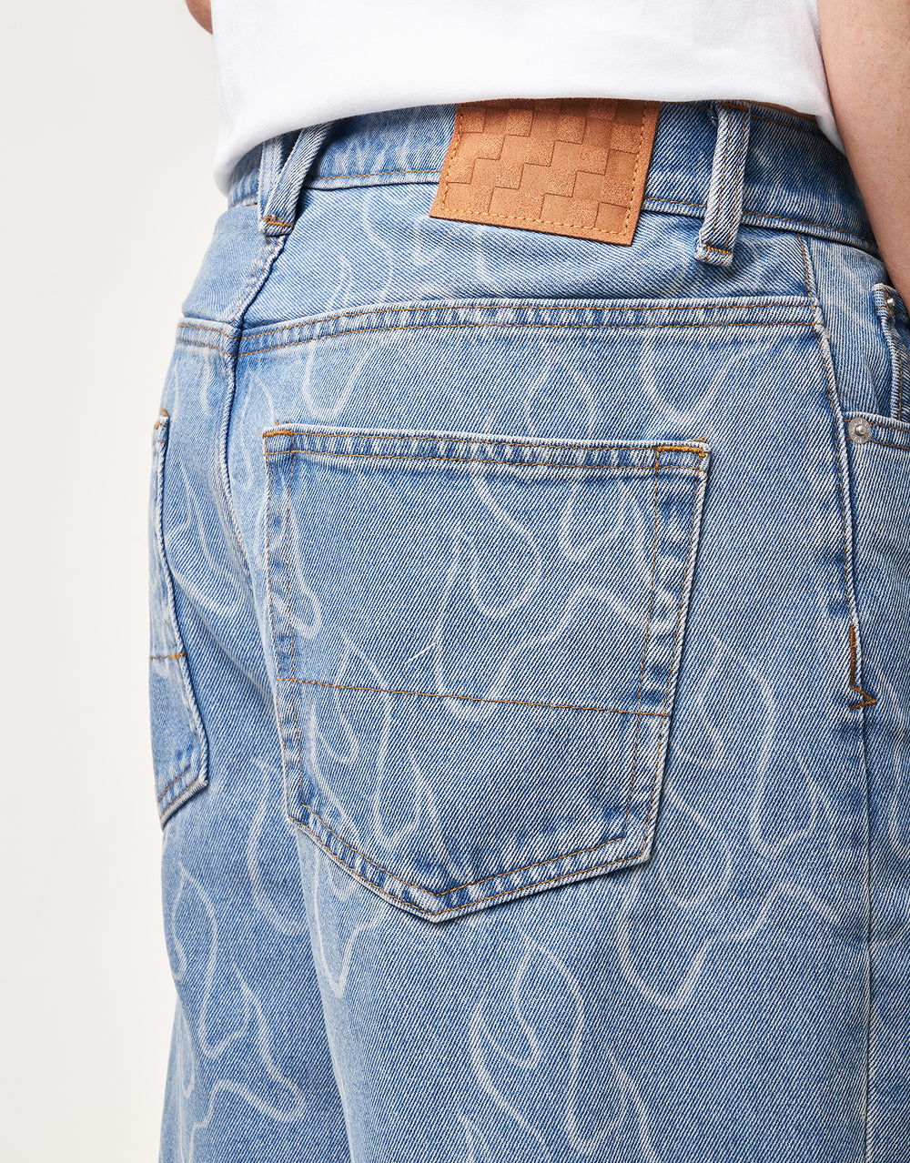 Vans Check-5 Blaze Loose Denim Pant - Stonewash Blue