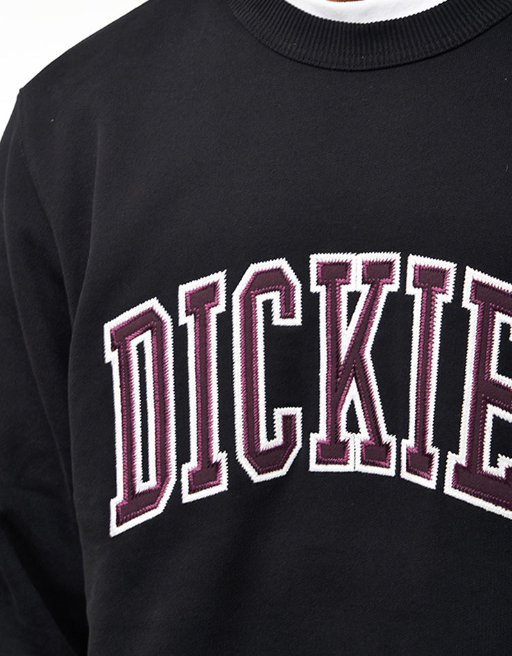 Dickies Aitkin Sweatshirt - Black/Plum Perfect
