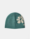 Route One Dayzeez Recycled Cuffless Beanie - Dark Teal/Angora
